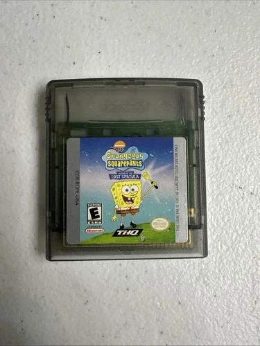 SpongeBob Squarepants Legend Of The Lost Spatula Game Boy Color Authentic/Tested