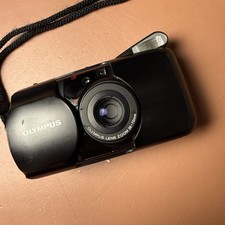 Olympus Stylus Infinity Zoom Mju Point And Shoot 35mm Film Camera WORKS