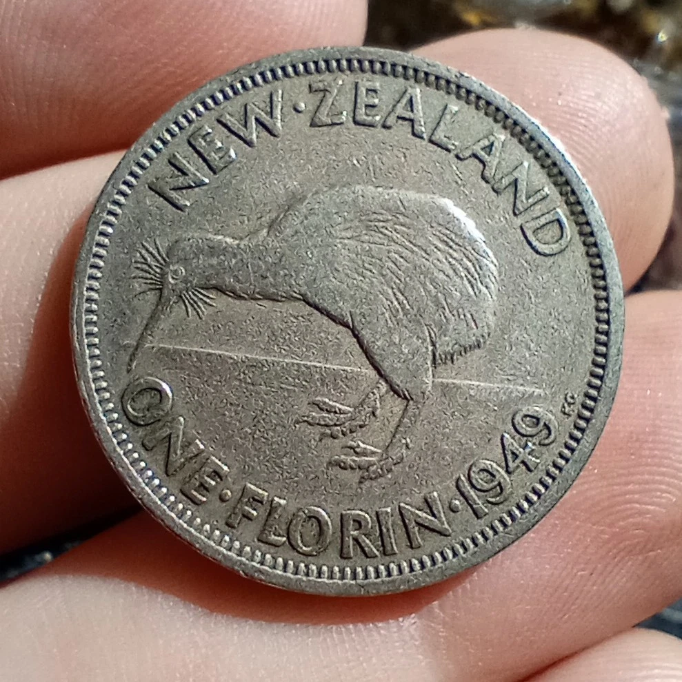 2880.　美品　1949年　ニュージーランド　ハーフクラウン Circulated New Zealand Coins (1949 Year for sale | eBay