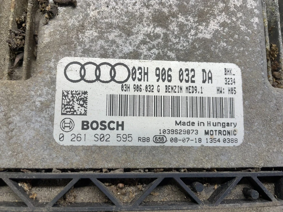 Audi Q7 2007 2009 motor 3,6 L computador ecu pcm ecm pcu oem p7492 dg Foto 3 de 4
