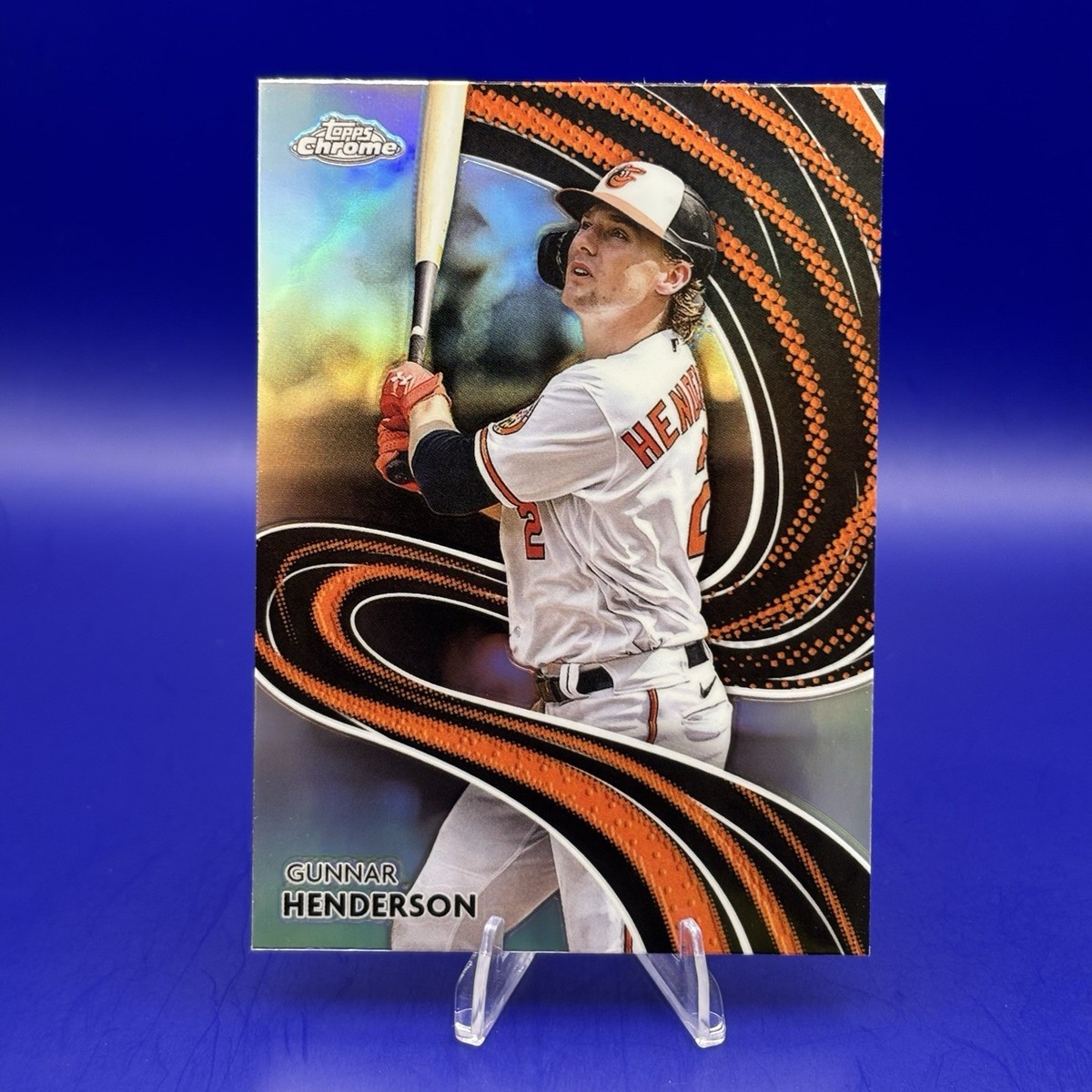 2024 Topps Chrome Strokes #S-8 Gunnar Henderson — front