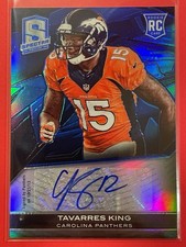 2013 Panini Spectra Tavarres King Rookie Auto Blue /99 RC #192 Football