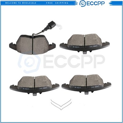 Front Metallic Brake Pads For 2006 2007 2008 2009 2010-2013 Audi A3 Performance