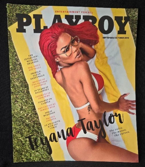 Playboy Magazine Back Issue September October 2018 Teyana Taylor Cover