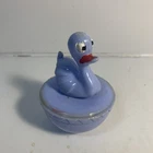Vintage Blue Floating Duck Carnival Pond Kid Game Plastic Hong Kong MCM