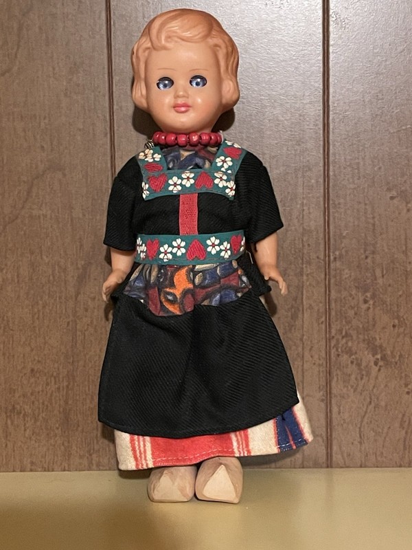 Vintage Dutch National Costume Doll Holland