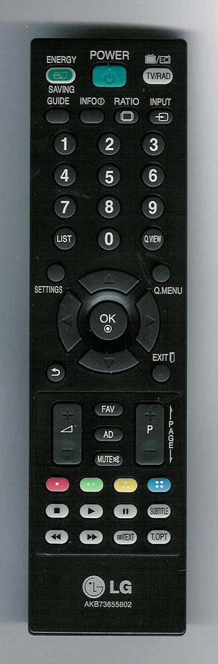 INFRASHOP Mando a Distanca Original LG per AKB73655802