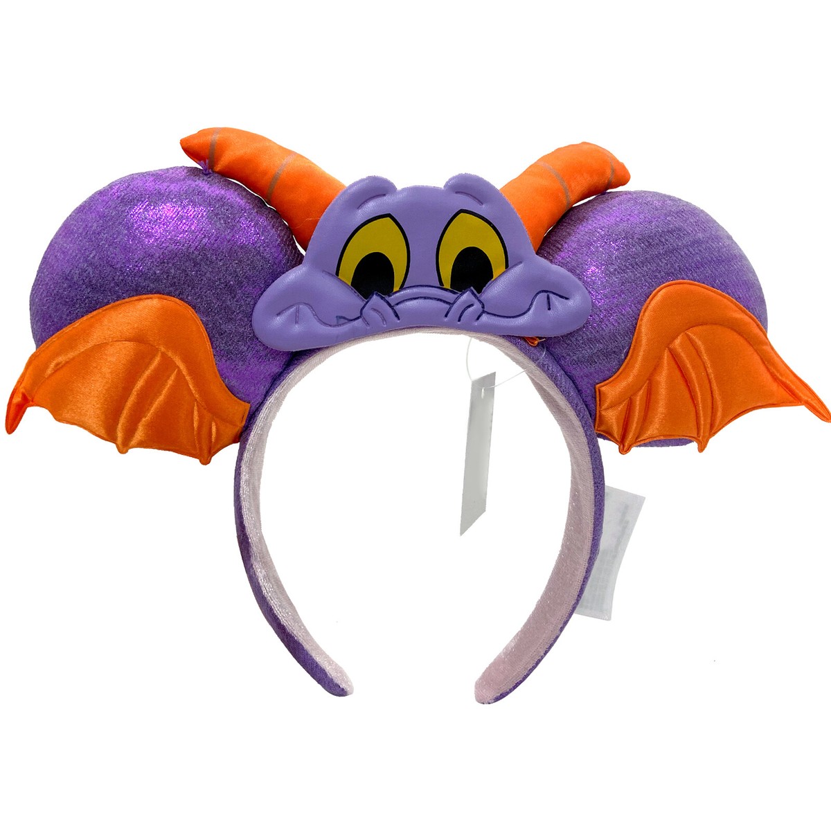 Brand New Disney Purple & Gold Figment Dragon Ear Headband Disney` Park Figment Purple Dragon Epcot Collection Headband  main image 3