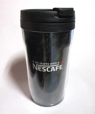 NESCAFE COFFEE 250ml THERMAL FLASK TUMBLER MUG 5.5" Nestle Malaysia 2019 Swish