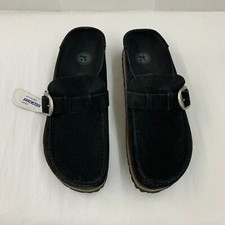 Birkenstock New w/ Box Buckley Black Suede Leather Narrow Width Select Size