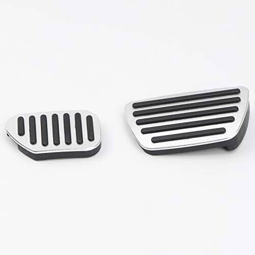 Silver Gas Brake Pedal Pad Cover 2pcs For Toyota 4Runner 2010-2024 - Bild 1 von 5