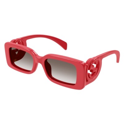 NEW!!! GUCCI Sunglasses GG1325S 005 Authentic NEW GUCCI GG1325S 005 SQUARE RED WOMEN SUNGLASSES GUCCI NEW  main image 4