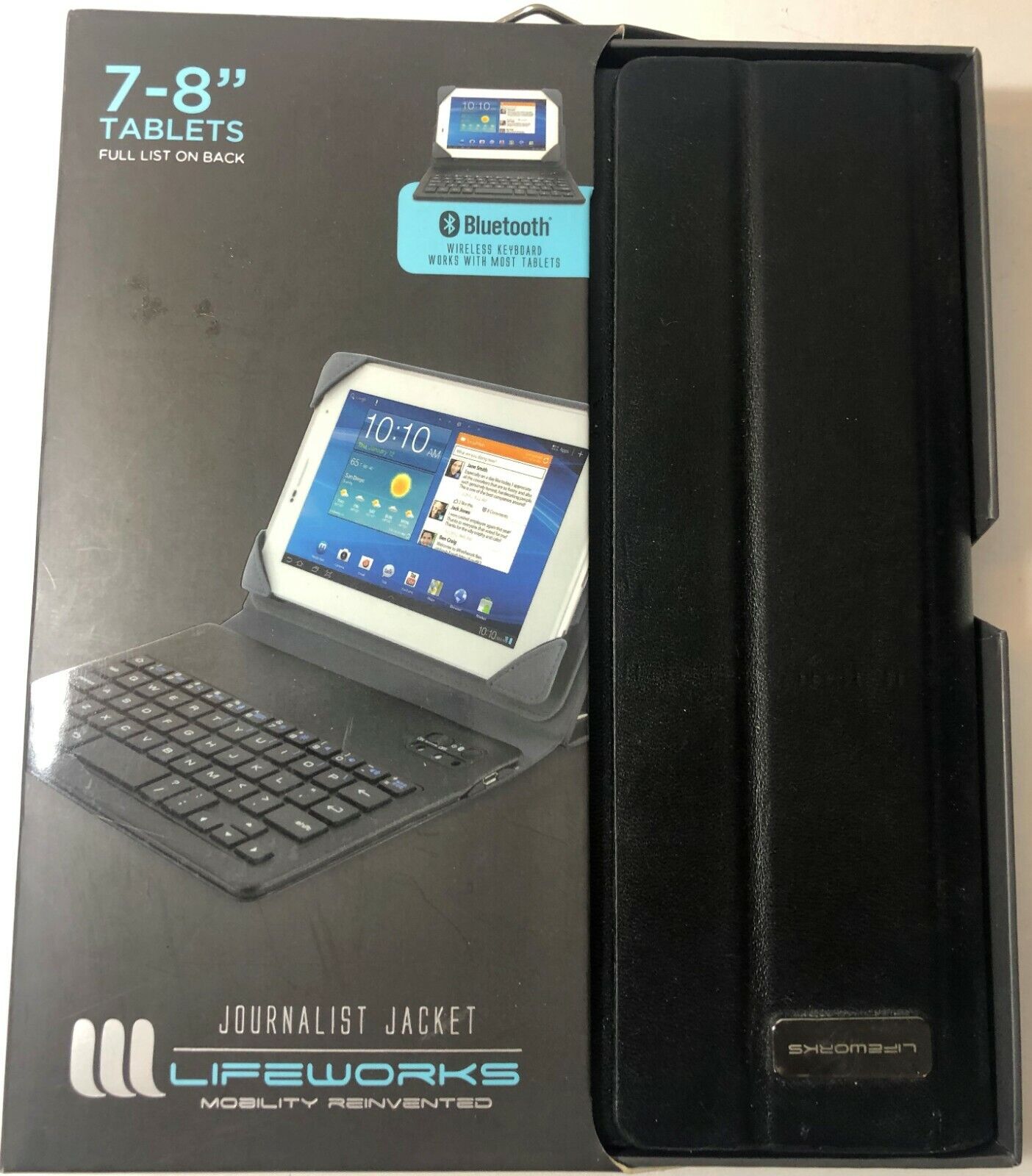 The Journalist -BT Keyboard Case for 7" & 8" Tablet