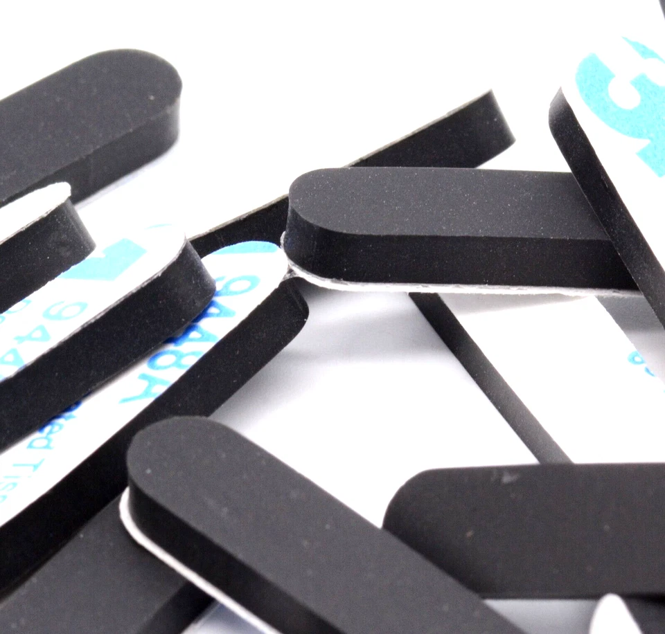 Small Rubber Oval Feet for Sega Genesis Model 2 w 3M Backing   2 sets of 4 Feet - Image 4 of 4