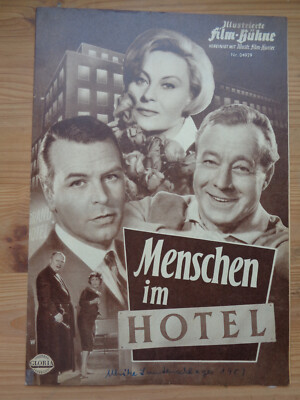 Filmprogramm IFB 04929  Menschen im Hotel  O.W.Fischer, M.Morgan, H.Rühmann