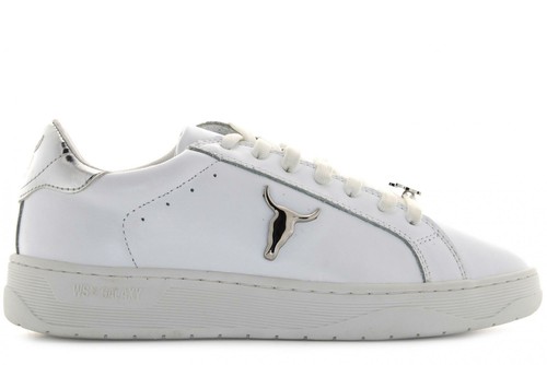 Windsor Smith donna sneakers basse GALAXY-W BIANCO-ARGENTO A20 | eBay