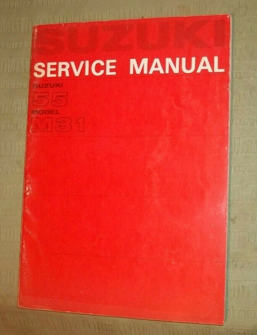 Suzuki TM125 Motorcycle Owners Manual