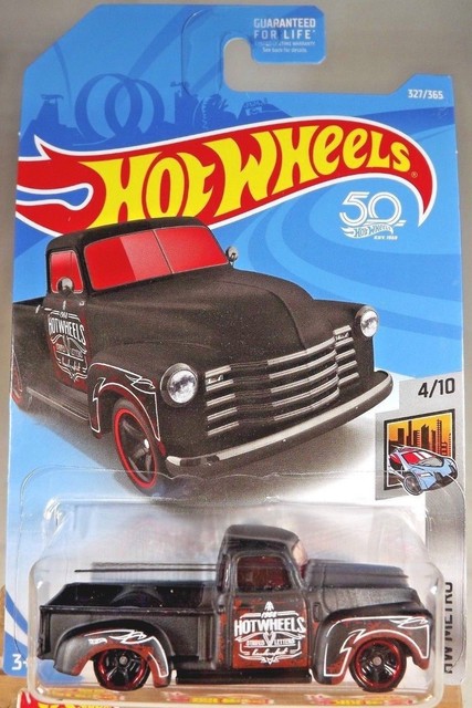 hot wheels 52 chevy black