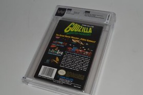 GODZILLA- MONSTER OF MONSTERS WATA GRADED 8.5 Nintendo NES -Very Good-CIB(EQM29)