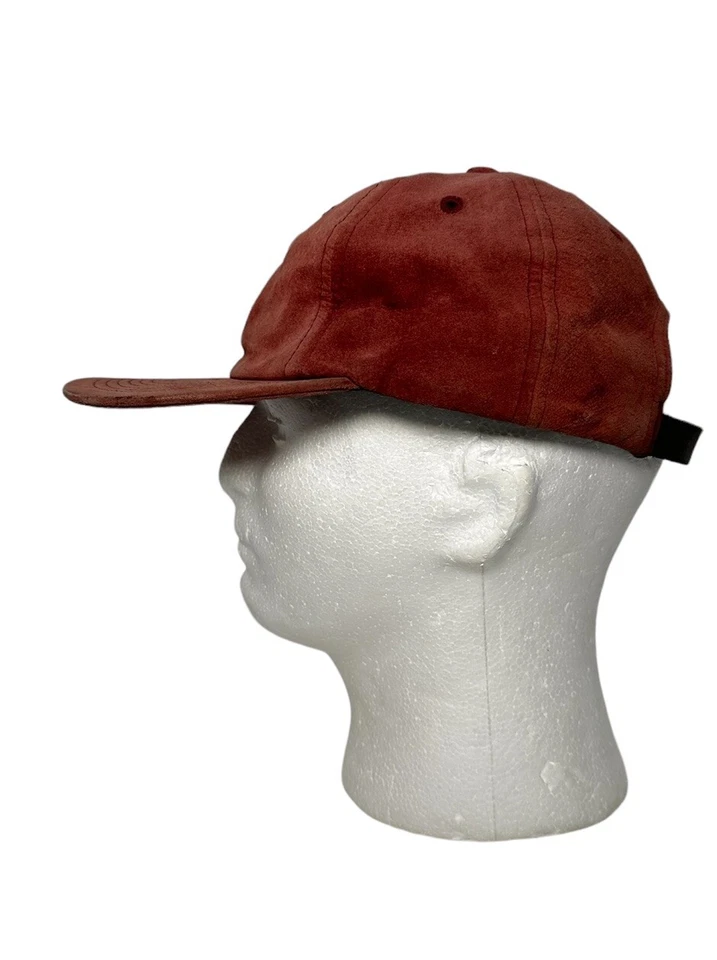 Supreme F/W 2016 Gamuza S Logo Sombrero 6 Paneles Borgoña Foto 2 de 4