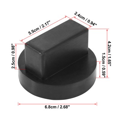 Unique Design Car Rubber Jack Stand Pad Adapter Support Grip Slotted Frame Rail Protector For Mercedes A B C E Class