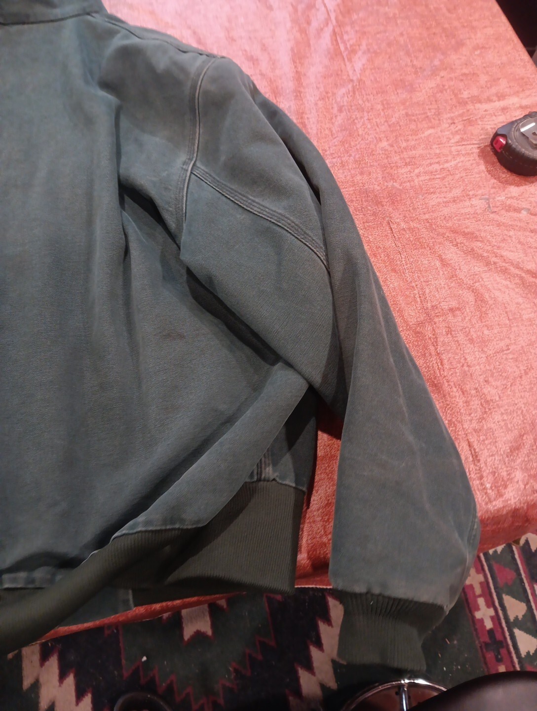 CARHARTT HOODIE Jacket COAT USA Canvas Green Xl eBay