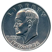 Giant 1976 Bicentennial Dollar 3 Inch Metal Coin replica
