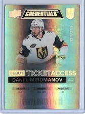 2021-22 UPPER DECK DANIIL MIROMANOV ROOKIE CARD RC 101 ~ 999/999 UNIQUE LAST ONE