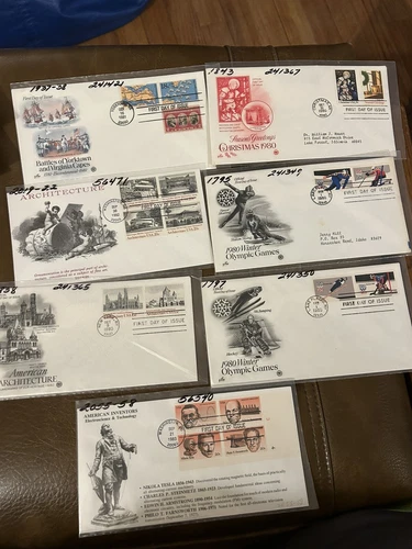 Vintage Lot Of US FDC First Day Covers- Airmail, Etc United States