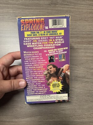 WWF: Spring Explosion 96 1996 VHS, In Your House 6, Rage in the 