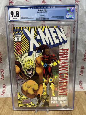 Cgc  9.8 X-Men 36 Phalanx Covenant White Pages 1st App Of Synch Comic 1994