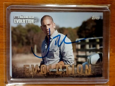 TWD Evolution Shane Walsh Autographed Trading Card