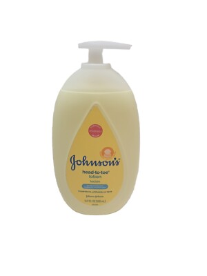 Johnson's Head-to-Toe Moisturizing Baby Body Lotion 16.9 oz Sensitive Skin -NEW