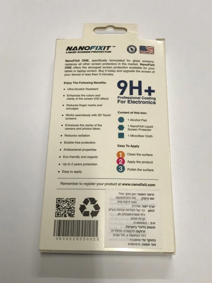 NanoFixIt Tablet iPad Liquid Screen Protector-Fits For All Tablets APPLE SAMSUNG - Image 2 of 4