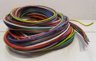 Modellbahn-Anlage/Weiche/Punktmotor Draht - 11 X 2M Rollen 7/0,2Mm 1,4 2. Post
