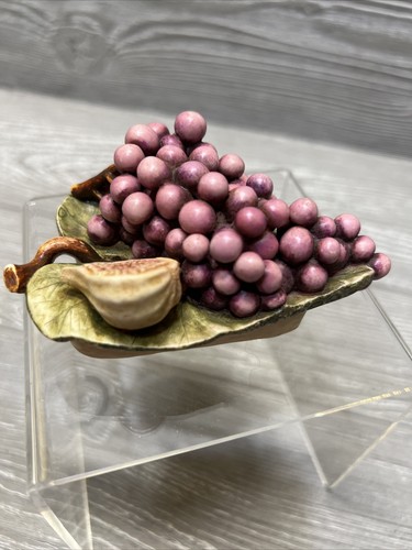 Figurina Harmony Kingdom Lord Byron’s Harmony Garden Grapes Fig 1999 scatola ritirata - Foto 3 di 8