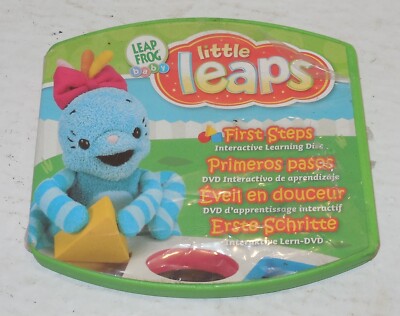 Leapfrog Baby little leaps First Steps Disc Game Rare Educational
