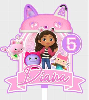 Gaby doll house Custom Cake Topper 3D