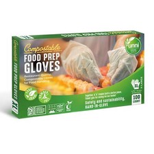 Compostable Food Prep Gloves Powderfree For Food Handling Cleaning & Gardening E