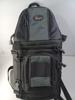LOWEPRO Slingshot 102 AW All Weather DSLR Sling Black 15'' Tall Camera Bag