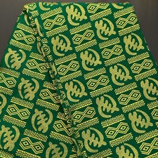African fabric, Ankara fabric, Metallic gold color, Adinkra glitter print fabric