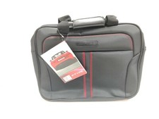 Original Jaguar F-Typ Laptoptasche/Aktentasche schwarz/rot 50JFTLUGLTB