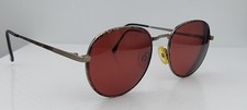 Vintage Titmus T251 Brown Round Metal Sunglasses FRAMES ONLY