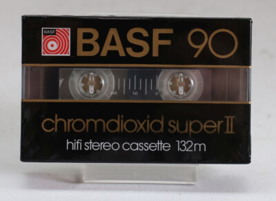 BASF chromdioxid super II 90 Kassette Tape unbenutzt/ NOS - absolute Rarität