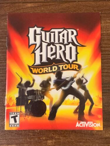 Guitar Hero World Tour PS3 Playstation 3 Instruction Manual Only - Picture 1 of 1
