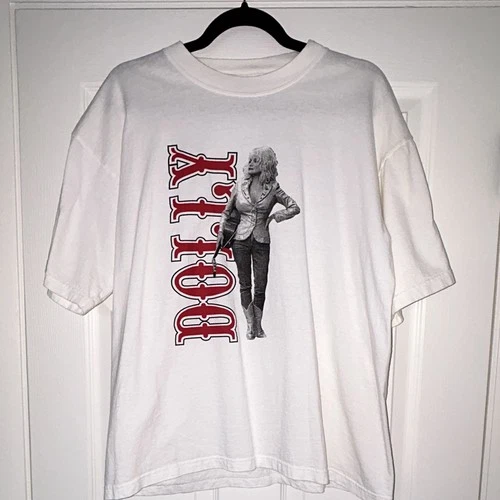 y2k Dolly Parton "Hello, I’m DOLLY" Tour T-Shir 2000s vintage concert t-shirt, vintage, size XL, single stitch, B+ condition