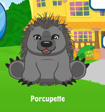 Webkinz Classic Porcupette Virtual Adoption Code Only Messaged