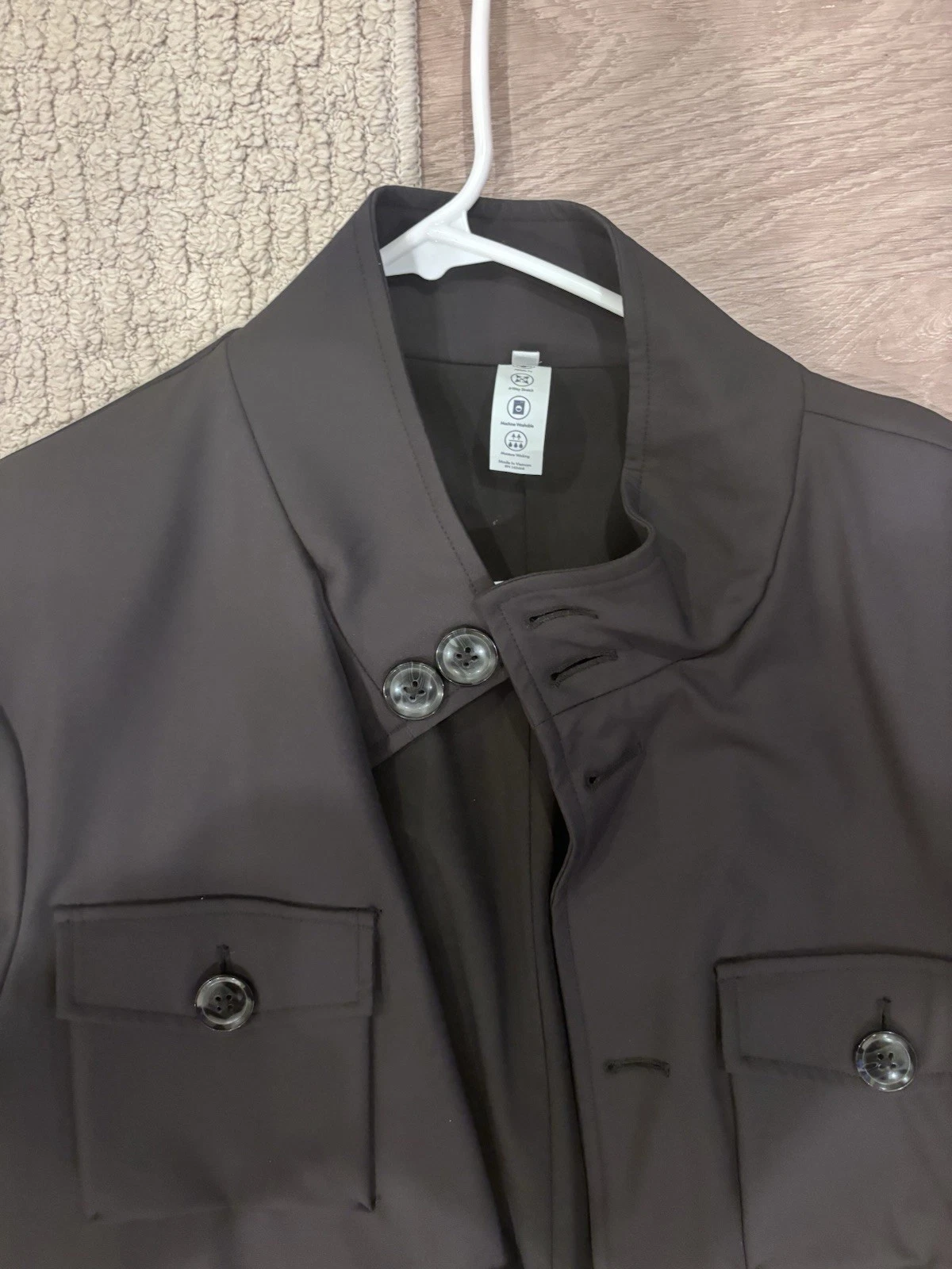 State & Liberty Men's Field Jacket Size Large Black - product detail image 6
