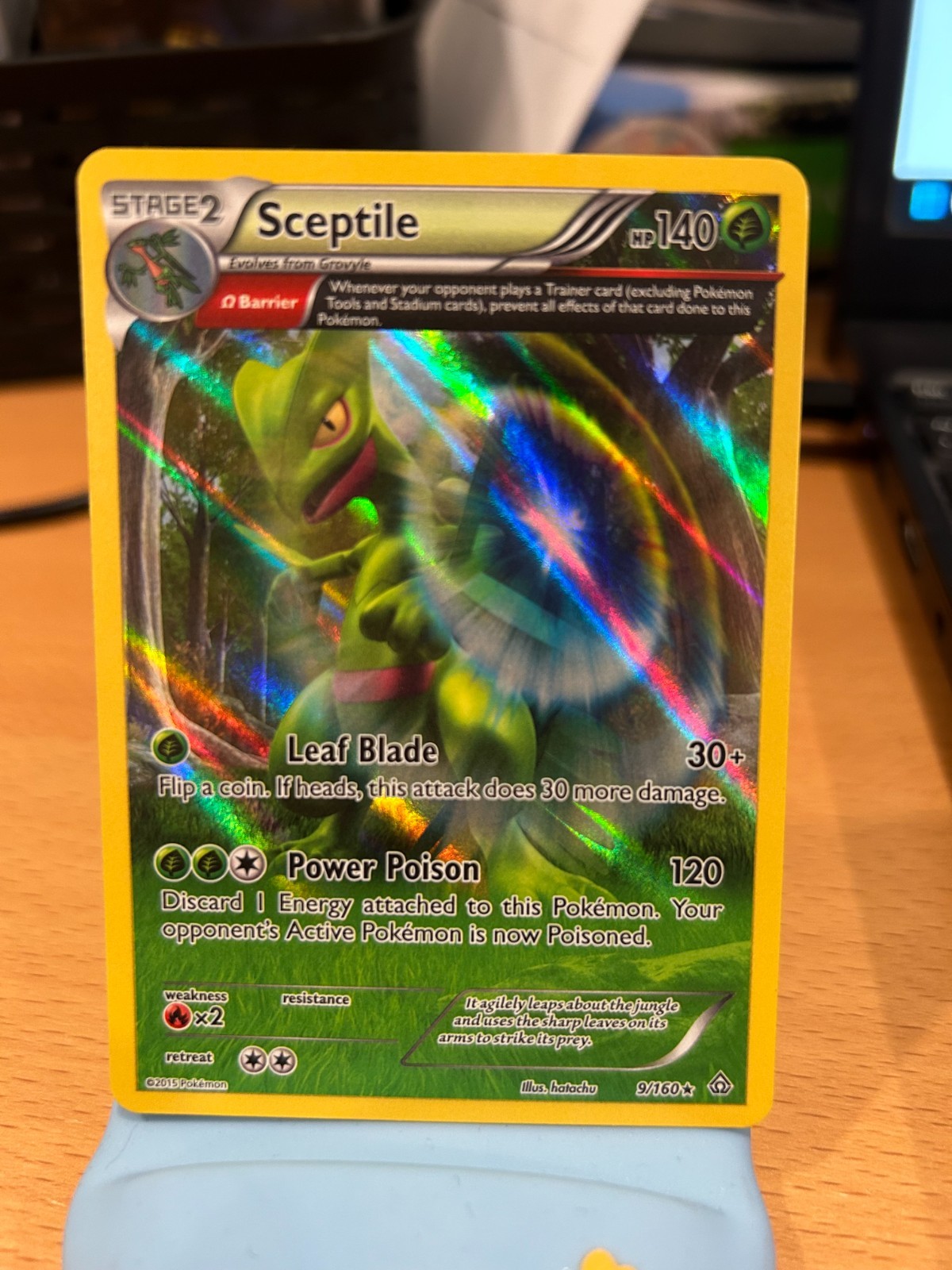 Pokemon TCG  Sceptile (Omega) (9/160) - Holofoil – XY Primal Clash – Rare - NM