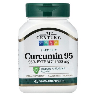 Curcumin 95, 500 mg, 45 Vegetarian Capsules